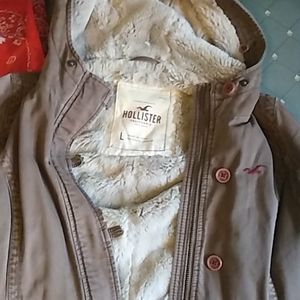 Brand new Hollister hooded jacket